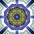 Circle Geometric Fractal III Royalty Free Stock Photo