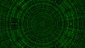 Circle with grid, abstract business science or computer technology background, 3d render backdrop, computer generated Royalty Free Stock Photo