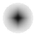 Circle Halftone geometric shapes, Dot abstract background, Minimal round backdrop Royalty Free Stock Photo