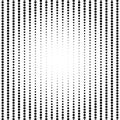 Circle halftone pattern / texture. Monochrome halftone dots.