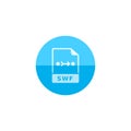 Circle icon - Image animation file format Royalty Free Stock Photo