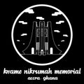 Circle icon line Kwame Nikrumah Memorial. vector illustration