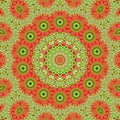 Circle kaleidoscopic synthetic Art background, complex geometry