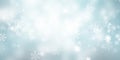 White snowfall bokeh blur background Royalty Free Stock Photo