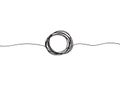 Circle line one frame art hand single shape vector zen drawn abstract round. Continuous one line circle icon stroke sketch