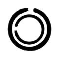 circle load icon element logo