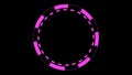 Circle Loader. Graphic elements. Abstract beautiful circle loading animation background. For title, text, presentation. 3D