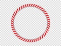 Candy Cane Circle