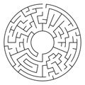 Circle Maze Vector