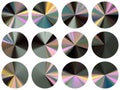 Circle metallic gradient ux button elements