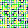 Circle multiple colors pattern vector background Royalty Free Stock Photo