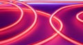 Circle neon signs. Lighting night club lights Royalty Free Stock Photo