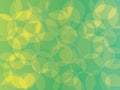 yellow green bubblle background