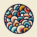 Circle Overlap A design featuring overlapping circles in differe