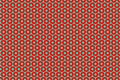 Circle pattern background in Lush Lava FF4500 and Aqua Menthe 7FFFD4