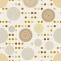 Circle pattern. Modern stylish texture.