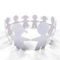 Circle people Royalty Free Stock Photo