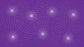 Exclusive. Abstraction. White circles with rays around on a purple background. Vector graphic wallpaper.