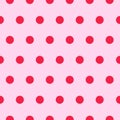 Seamless Pattern Geometry Circle with red and pink color, good for for design, background, sosial media content, mockup