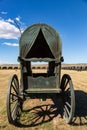 Circle of 64 replica Voortrekker wagons cast in bronze at Blood River Heritage Site, KwaZulu-Natal, South Africa Royalty Free Stock Photo