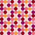 Circle, round seamless pattern.