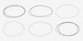 Circle scrible circular frame, fast mark, pencil line doodle frame. Ring, oval sketch highlight sphere on transparent Royalty Free Stock Photo