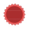 Circle seal stamp frame Royalty Free Stock Photo