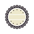 Circle seal stamp frame Royalty Free Stock Photo