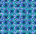 Circle shiny mermqid sequins seamless pattern. Fishscale emroidery. Vector background.