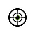 Circle Sniper Eye Precise Target Strategy Management Royalty Free Stock Photo