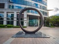 Circle statue of Coex mall on Sep 1, 2017 in the Gangnam District in Seoul, Korea