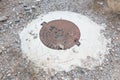 Circle steel manhole cover