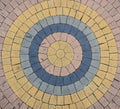 Circle stone floor