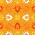 Circle symmetry different seamless pattern