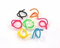 Circle Toy Pliable Rings Royalty Free Stock Photo
