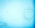 Blue circle water ripple wave surface background