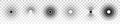 Circle wave. Frequency radar. Radio sound pulse. Concentric circular audio ripple. PNG signal effect. Graphic pattern