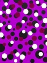 Circles and circles over violet background Royalty Free Stock Photo