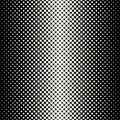 Circles halftone seamless geometric gradient black and white pattern