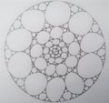 Circles made of circles and ellipses