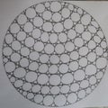 Circles made of circles and ellipses