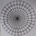 Circles made of circles and ellipses