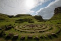 Circles of Fairy Glen, Skye, Scotland Royalty Free Stock Photo
