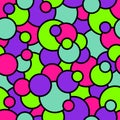 Seamless pattern of circles.