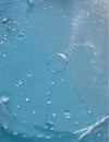 Circles From The Rain Drops On The Water In The Pool Royalty Free Stock Photo