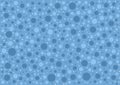 Circles shape blue background for design layouts or wallpaper