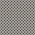Circles vector seamless pattern with small dots, circular grid, mesh, lattice Royalty Free Stock Photo