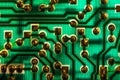 Circuit board - back side Royalty Free Stock Photo