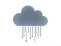 Circuit Board Cloud Computing Icon Royalty Free Stock Photo