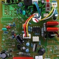 Circuit board with electrical components